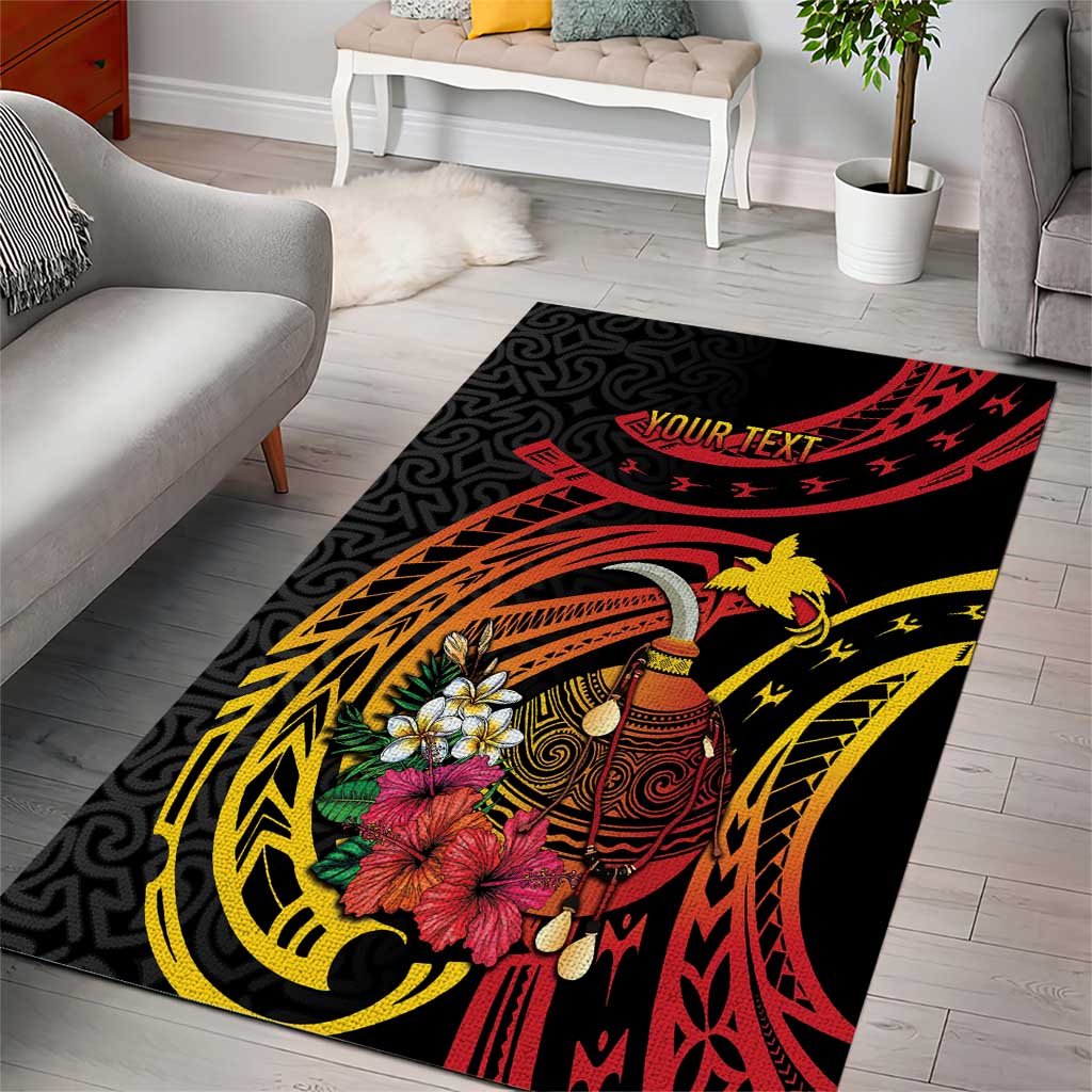 Personalized Milne Bay Area Rug PNG Lime Pot with Oro Tapa