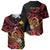 Personalized Milne Bay Baseball Jersey PNG Lime Pot with Oro Tapa