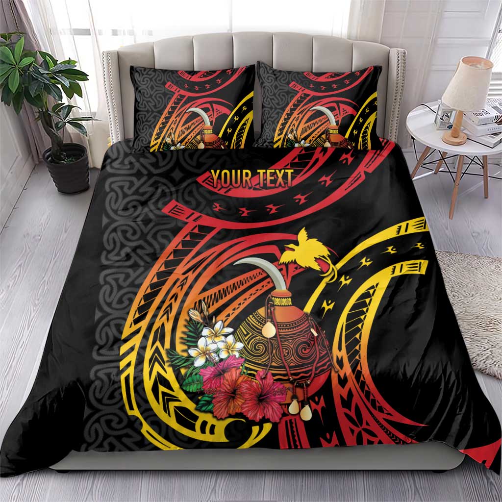 Personalized Milne Bay Bedding Set PNG Lime Pot with Oro Tapa