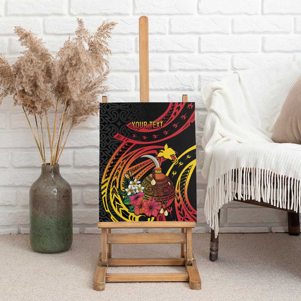 Personalized Milne Bay Canvas Wall Art PNG Lime Pot with Oro Tapa