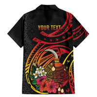 Personalized Milne Bay Family Matching Mermaid Dress and Hawaiian Shirt PNG Lime Pot with Oro Tapa LT7 - Polynesian Pride