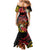 Personalized Milne Bay Family Matching Mermaid Dress and Hawaiian Shirt PNG Lime Pot with Oro Tapa