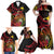 Personalized Milne Bay Family Matching Off Shoulder Maxi Dress and Hawaiian Shirt PNG Lime Pot with Oro Tapa