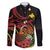 Personalized Milne Bay Family Matching Tank Maxi Dress and Hawaiian Shirt PNG Lime Pot with Oro Tapa