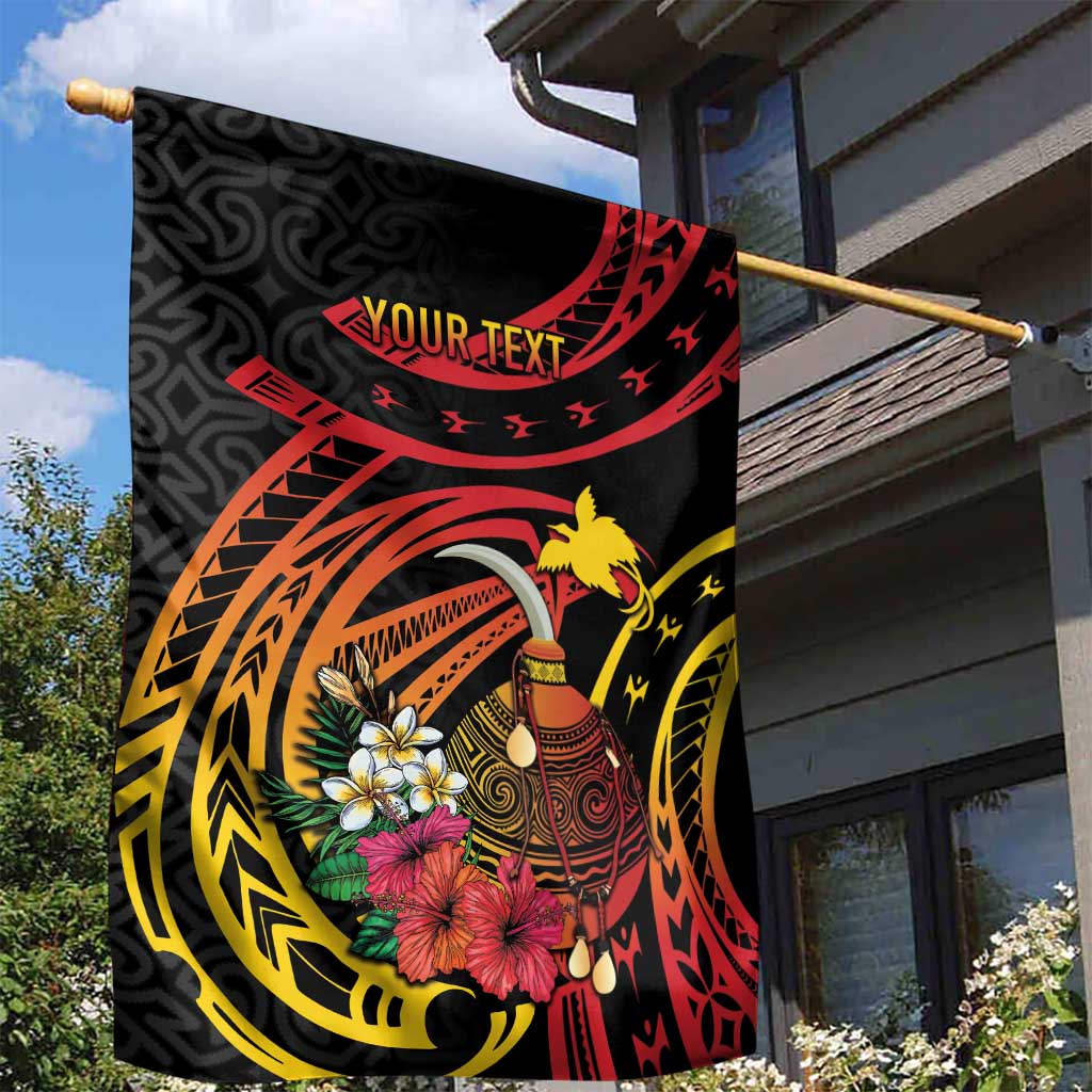 Personalized Milne Bay Garden Flag PNG Lime Pot with Oro Tapa