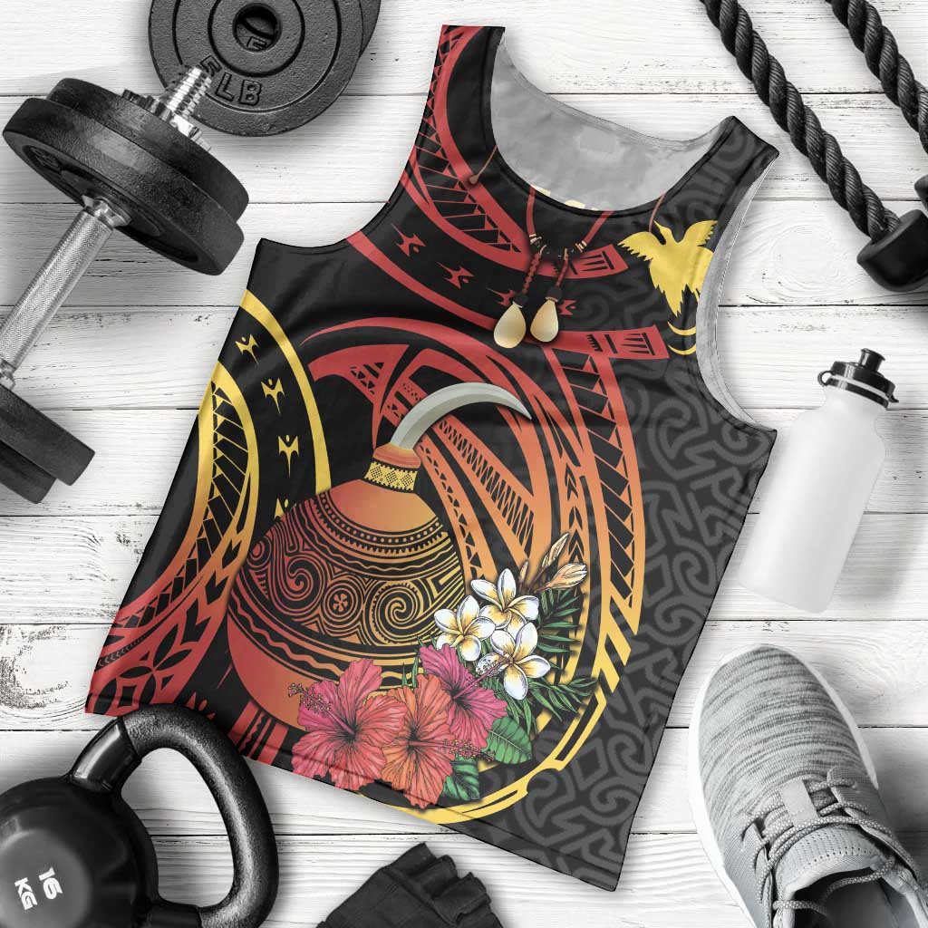 Personalized Milne Bay Men Tank Top PNG Lime Pot with Oro Tapa