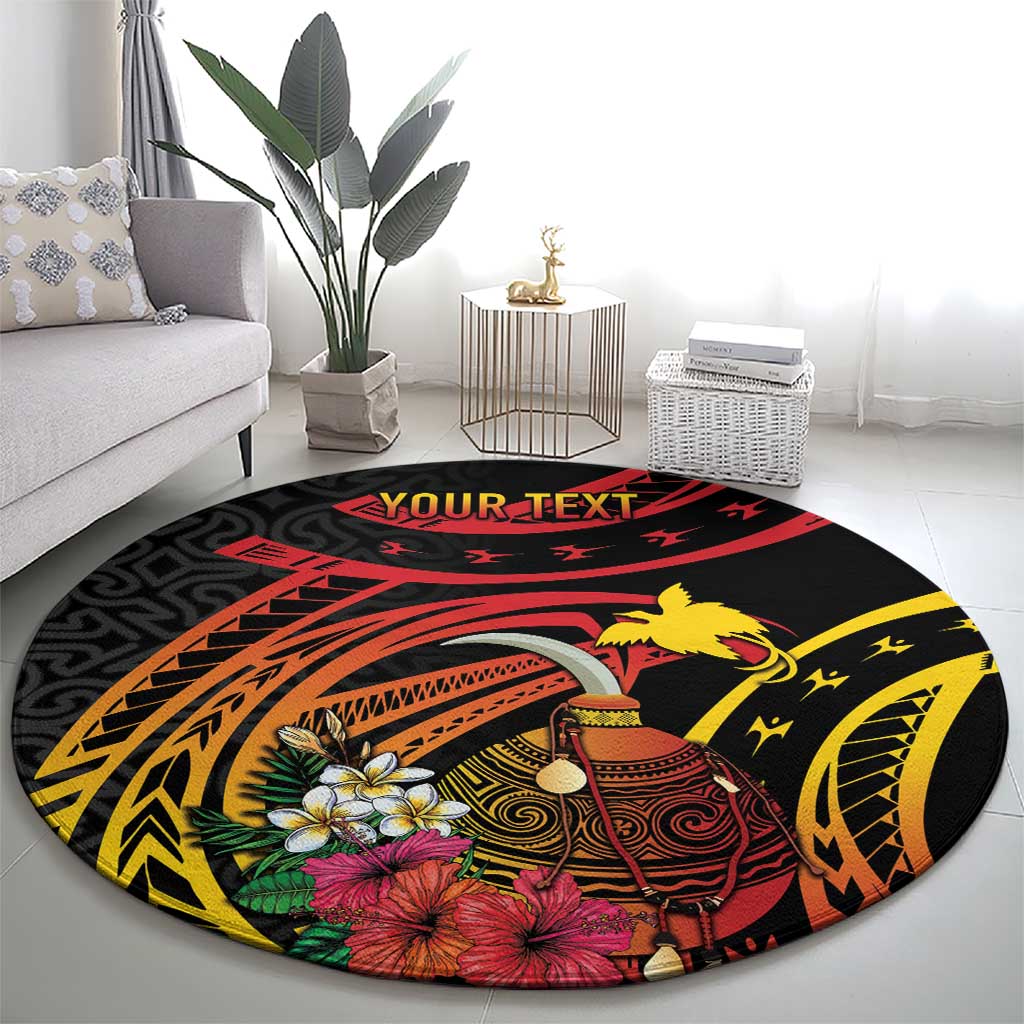Personalized Milne Bay Round Carpet PNG Lime Pot with Oro Tapa