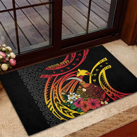 Personalized Milne Bay Rubber Doormat PNG Lime Pot with Oro Tapa
