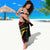 Personalized Milne Bay Sarong PNG Lime Pot with Oro Tapa