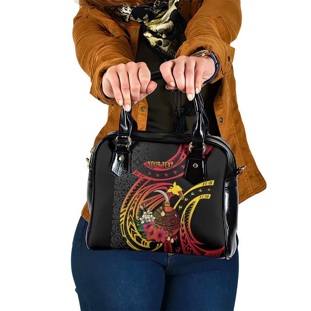 Personalized Milne Bay Shoulder Handbag PNG Lime Pot with Oro Tapa