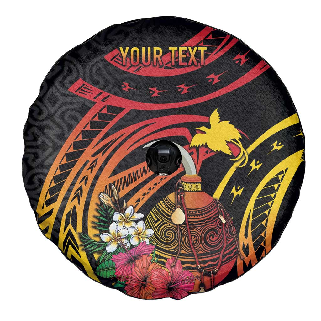 Personalized Milne Bay Spare Tire Cover PNG Lime Pot with Oro Tapa