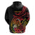 Personalized Milne Bay Zip Hoodie PNG Lime Pot with Oro Tapa