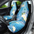 Hafa Adai Guam Chamorro Personalized Car Seat Cover Ocean Blue Latte Stone with Guasali - Polynesian Pride