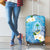 Hafa Adai Guam Chamorro Personalized Luggage Cover Ocean Blue Latte Stone with Guasali - Polynesian Pride