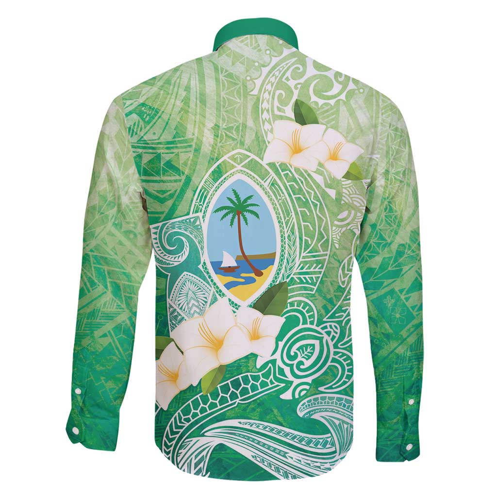 Hafa Adai Guam Chamorro Personalized Family Matching Off Shoulder Short Dress and Hawaiian Shirt Summer Green Latte Stone with Guasali LT7 - Polynesian Pride