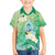 Hafa Adai Guam Chamorro Personalized Family Matching Short Sleeve Bodycon Dress and Hawaiian Shirt Summer Green Latte Stone with Guasali - Polynesian Pride