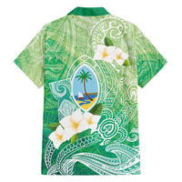 Hafa Adai Guam Chamorro Personalized Family Matching Summer Maxi Dress and Hawaiian Shirt Summer Green Latte Stone with Guasali - Polynesian Pride