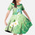 Hafa Adai Guam Chamorro Personalized Family Matching Tank Maxi Dress and Hawaiian Shirt Summer Green Latte Stone with Guasali - Polynesian Pride