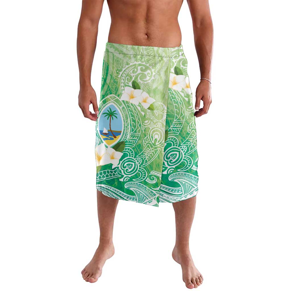 Hafa Adai Guam Chamorro Personalized Lavalava Summer Green Latte Stone with Guasali - Polynesian Pride