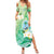 Hafa Adai Guam Chamorro Personalized Summer Maxi Dress Summer Green Latte Stone with Guasali - Polynesian Pride