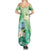 Hafa Adai Guam Chamorro Personalized Summer Maxi Dress Summer Green Latte Stone with Guasali - Polynesian Pride