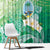 Hafa Adai Guam Chamorro Personalized Window Curtain Summer Green Latte Stone with Guasali - Polynesian Pride