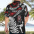 New Zealand Maori Rugby Personalised Hawaiian Shirt Ta Moko Silver Fern