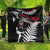 New Zealand Maori Rugby Personalised Quilt Ta Moko Silver Fern