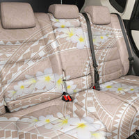 Polynesian Vintage Floral Back Car Seat Cover Beige Motifs - Polynesian Pride