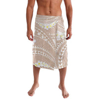 Polynesian Vintage Floral Lavalava Beige Motifs - Polynesian Pride
