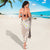 Polynesian Vintage Floral Sarong Beige Motifs - Polynesian Pride