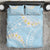 Polynesian Vintage Floral Bedding Set Azure Motifs - Polynesian Pride