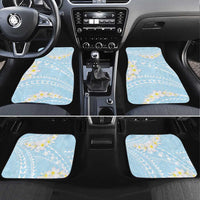 Polynesian Vintage Floral Car Mats Azure Motifs - Polynesian Pride