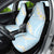 Polynesian Vintage Floral Car Seat Cover Azure Motifs - Polynesian Pride