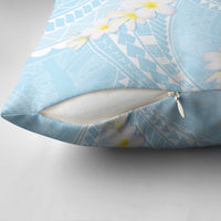 Polynesian Vintage Floral Pillow Cover Azure Motifs - Polynesian Pride