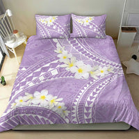 Polynesian Vintage Floral Bedding Set Lavender Motifs - Polynesian Pride