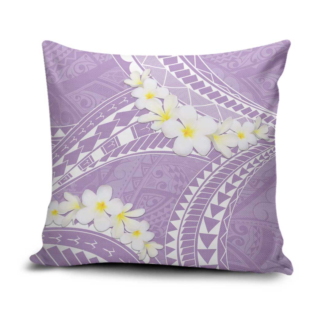 Polynesian Vintage Floral Pillow Cover Lavender Motifs - Polynesian Pride