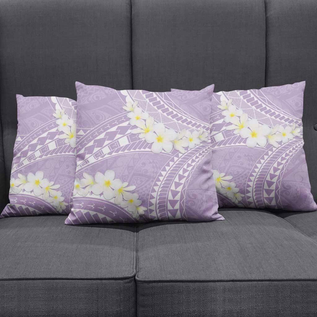 Polynesian Vintage Floral Pillow Cover Lavender Motifs - Polynesian Pride