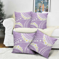 Polynesian Vintage Floral Pillow Cover Lavender Motifs - Polynesian Pride