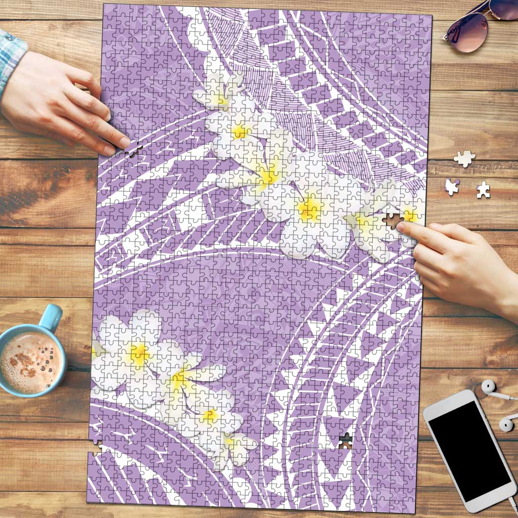 Polynesian Vintage Floral Puzzle Lavender Motifs - Polynesian Pride