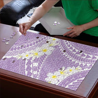 Polynesian Vintage Floral Puzzle Lavender Motifs - Polynesian Pride