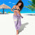 Polynesian Vintage Floral Sarong Lavender Motifs - Polynesian Pride