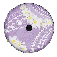 Polynesian Vintage Floral Spare Tire Cover Lavender Motifs - Polynesian Pride