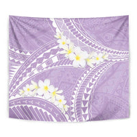 Polynesian Vintage Floral Tapestry Lavender Motifs - Polynesian Pride