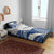 Polynesian Vintage Floral Bedding Set Navy Blue Motifs - Polynesian Pride