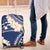 Polynesian Vintage Floral Luggage Cover Navy Blue Motifs - Polynesian Pride