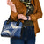 Polynesian Vintage Floral Shoulder Handbag Navy Blue Motifs - Polynesian Pride