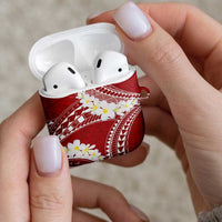 Polynesian Vintage Floral AirPods Case Scarlet Motifs - Polynesian Pride
