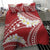 Polynesian Vintage Floral Bedding Set Scarlet Motifs - Polynesian Pride
