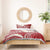 Polynesian Vintage Floral Bedding Set Scarlet Motifs - Polynesian Pride